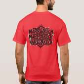 マラケシュ:モロッコの宝石 Tシャツ (裏面)