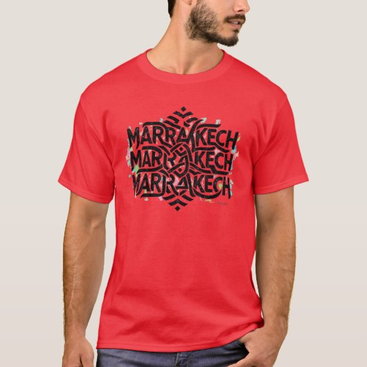 マラケシュ:モロッコの宝石 Tシャツ (正面)