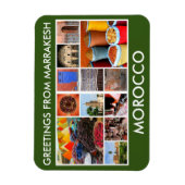 マラケシュ・モロッコの挨拶 マグネット (縦)