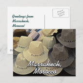 マラケシュ モロッコ ポストカード より (正面/裏面)