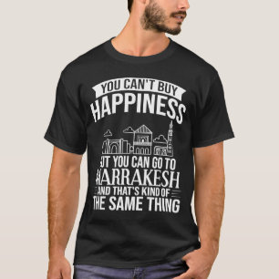 マラケシュMorocco Cityスカイラインマップトラベル2 Tシャツ
