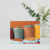 マラケチスパイスカラー ポストカード (スタンド正面)