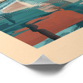 マラケチデイドリーム – ミッドセンチュリートラベル ポスター (角)