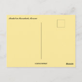 マラケチモロッコの市場 ポストカード (裏面)