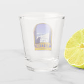 マラケチモロッコキャットレトロ ショットグラス (裏面)