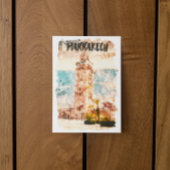 マラケチモロッコクウビアモスク ポストカード