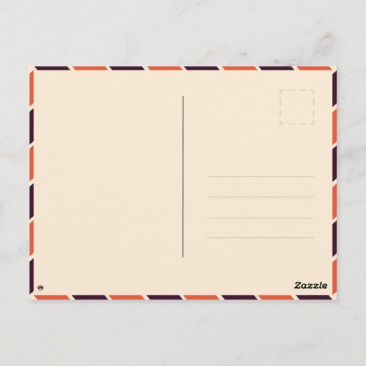 マラケチモロッコヴィンテージ旅行お土産 ポストカード (裏面)