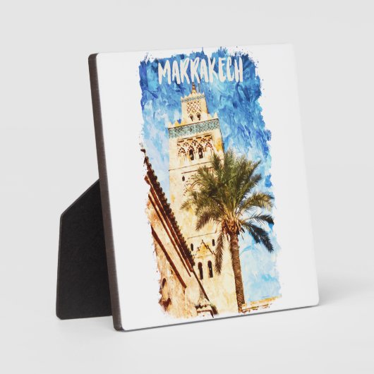 マラケチモロッコヴィンテージ旅行 フォトプラーク (正面)