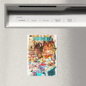 マラケチモロッコ市場バザール マグネット (インサイチュ (食洗機))