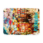 マラケチモロッコ市場バザール マグネット (横)