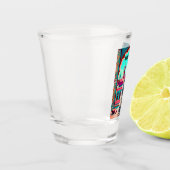 マラケチモロッコ猫旅行観光土産 ショットグラス (左)