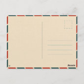 マラケチモロッコ猫旅行観光土産 ポストカード (裏面)