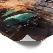 マラケチモロッコ絵画ロッコアートプリントポスター ポスター (角)