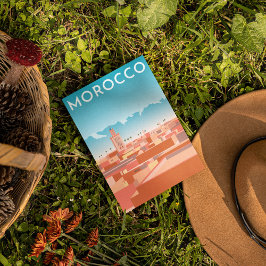 マラケモダンシュ旅行 ポストカード