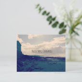 マラジオンコーンウォールビーチシーサイドランドスケープ ポストカード (スタンド正面)