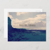 マラジオンコーンウォールビーチシーサイドランドスケープ ポストカード (正面/裏面)