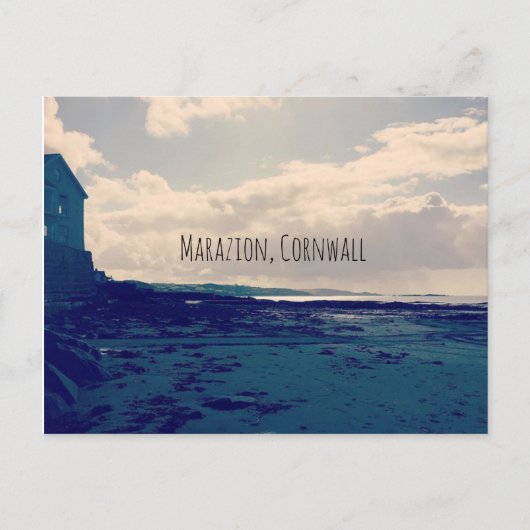 マラジオンコーンウォールビーチシーサイドランドスケープ ポストカード (正面)