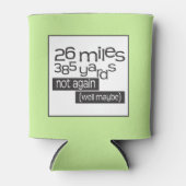 マラソおもしろいン26マイル385ヤードのランニングテーマ 缶クーラー (正面)