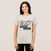 マラソおもしろいン26マイル385ヤード トライブレンドTシャツ (正面全面)