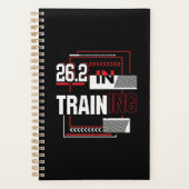 マラソランニングンの抽象芸術- 26.2 プランナー手帳 (正面)