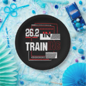 マラソランニングンの抽象芸術- 26.2 ペーパープレート (パーティー)