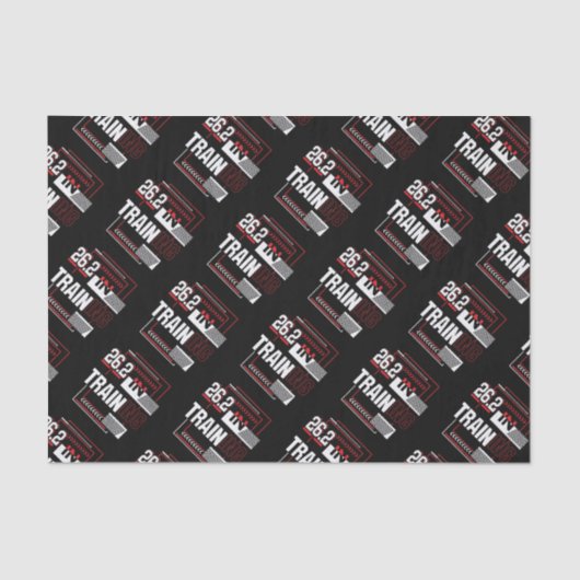 マラソランニングンの抽象芸術- 26.2 薄葉紙 (正面)