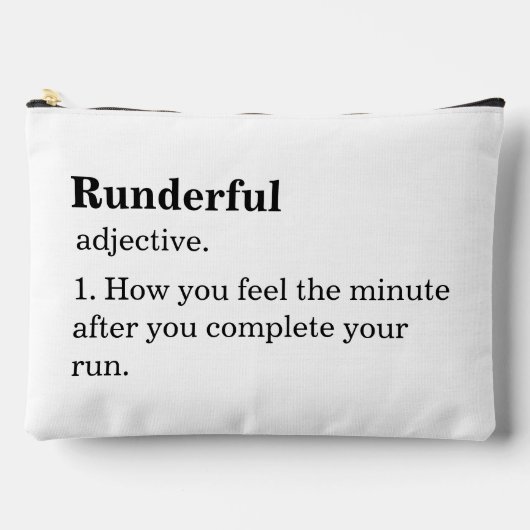 マラソンおもしろいランナー走の彼女のためのスポーツ アクセサリーポーチ (正面)