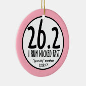 マラソンのオーナメント セラミックオーナメント (右)