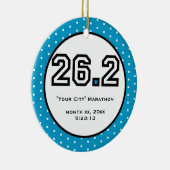 マラソンのオーナメント セラミックオーナメント (右)