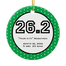 マラソンのオーナメント
