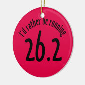 マラソンのオーナメント セラミックオーナメント (左)