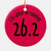 マラソンのオーナメント セラミックオーナメント (裏面)