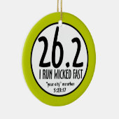 マラソンのオーナメント セラミックオーナメント (右)