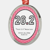 マラソンのオーナメント メタルオーナメント (左)