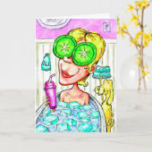 マラソンのグッドラックカード – アイスバス カード (黄色い花)