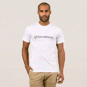 マラソンのチェック・ボックスを走って下さい Tシャツ (正面フル)