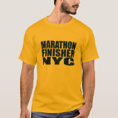 マラソンのフィニッシャー Tシャツ (正面)