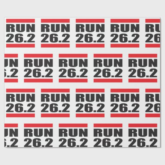 マラソンの包装紙 ラッピングペーパー (フラット)
