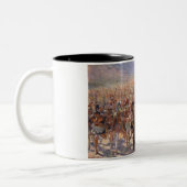 マラソンの戦いのヘロス（ロシュグロス） ツートーンマグカップ (左)