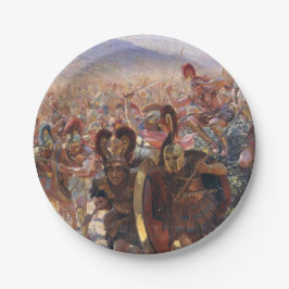 マラソンの戦いのヘロス（ロシュグロス） ペーパープレート