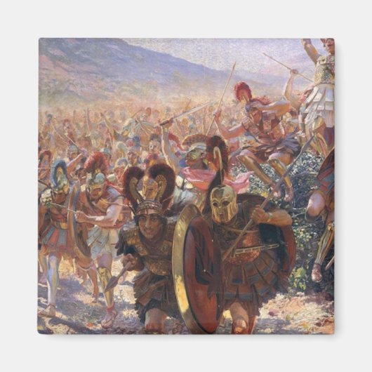 マラソンの戦いのヘロス（ロシュグロス） マグネット (正面)