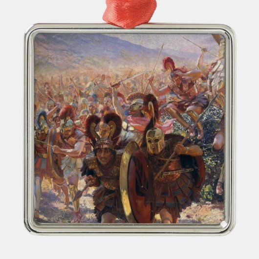 マラソンの戦いのヘロス（ロシュグロス） メタルオーナメント (正面)