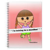 マラソンの訓練のノート#1 ノートブック (正面)