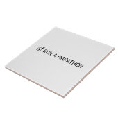 マラソンを走って下さい タイル (側面)