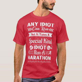 マラソンアおもしろいート女子男性へマラソン女子ランニン Tシャツ
