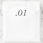 マラソンシール 楕円形シール (バッグ)