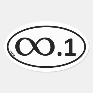 マラソンパロディーステッカー 楕円形シール