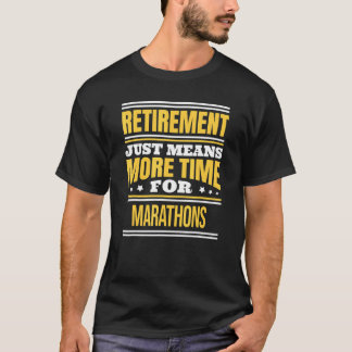 マラソンランナー引退の引退宣言 Tシャツ