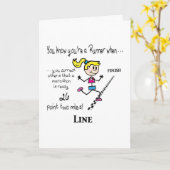 マラソンランナー用カード カード (黄色い花)