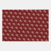 マラソンランナー26.2ランニングトレーニング ラッピングペーパーシート (正面3)